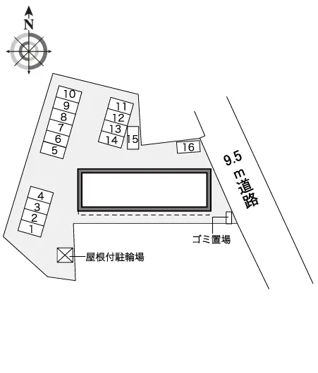 田村市船引町船引 月極駐車場